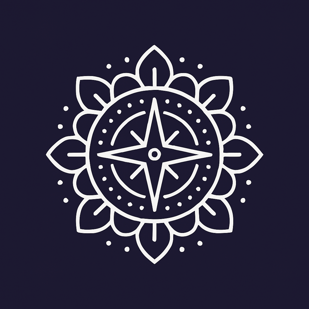 Mandala-Symbol als personalisiertes Tattoo-Icon